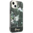 Guess GUHCP14MHGJGHA iPhone 14 Plus 6.7" hátlap, tok Jungle Collection, zöld