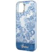 Guess GUHCP14MHGPLHB iPhone 14 Plus/15 Plus 6.7" hátlap, tok Porcelain Collection, kék