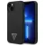 Guess GUHCP14MSLTGK Silicone Triangle iPhone 14 Plus/15 Plus 6.7", hátlap, tok, fekete