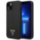 Guess GUHCP14MSLTGK Silicone Triangle iPhone 14 Plus/15 Plus 6.7", hátlap, tok, fekete