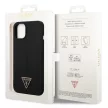 Guess GUHCP14MSLTGK Silicone Triangle iPhone 14 Plus/15 Plus 6.7", hátlap, tok, fekete
