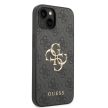 Guess iPhone 14 4G Metal Logo (GUHCP14S4GMGGR) hátlap, tok, sötétszürke