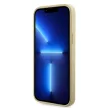 Guess iPhone 14 Rhinestones Triangle Metal Logo (GUHCP14SHDGTPD) hátlap, tok, arany