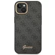Guess GUHCP14SHG4SHK iPhone 14 6.1" 6.1 " hátlap, tok 4G Vintage Gold Logo, fekete