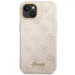 Guess 4G Vintage Gold Logo hátlap, tok iPhone 14 6.1", rózsaszín
