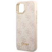 Guess 4G Vintage Gold Logo hátlap, tok iPhone 14 6.1", rózsaszín