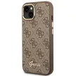 Guess GUHCP14SHG4SHW iPhone 14 6.1" 6.1" hátlap, tok 4G Vintage Gold Logo, barna