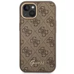 Guess GUHCP14SHG4SHW iPhone 14 6.1" 6.1" hátlap, tok 4G Vintage Gold Logo, barna