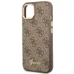Guess GUHCP14SHG4SHW iPhone 14 6.1" 6.1" hátlap, tok 4G Vintage Gold Logo, barna