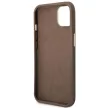 Guess GUHCP14SHG4SHW iPhone 14 6.1" 6.1" hátlap, tok 4G Vintage Gold Logo, barna