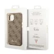 Guess GUHCP14SHG4SHW iPhone 14 6.1" 6.1" hátlap, tok 4G Vintage Gold Logo, barna