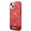 Guess iPhone 14 Bandana Paisley (GUHCP14SHGBNHR) hátlap, tok, piros