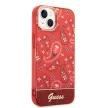 Guess iPhone 14 Bandana Paisley (GUHCP14SHGBNHR) hátlap, tok, piros