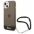 Guess GUHCP14SHGCOHK iPhone 14 6.1", hátlap, tok, fekete áttetsző gyöngyház óraszíjjal