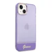 Guess iPhone 14 Translucent (GUHCP14SHGCOU) hátlap, tok, lila