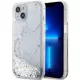 Guess Liquid Glitter Marble hátlap, tok iPhone 14 6.1", fehér