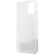 Guess Liquid Glitter Marble hátlap, tok iPhone 14 6.1", fehér