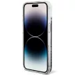 Guess Liquid Glitter Marble hátlap, tok iPhone 14, fekete