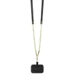 Guess GUHCP14SP4TDSCPK hátlap, tok iPhone 14 Crossbody 4G Metal Logo, fekete