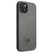 Guess GUHCP14SPSATLG iPhone 14 6.1 " hátlap, tok SaffianoTriangle Logo, ezüst