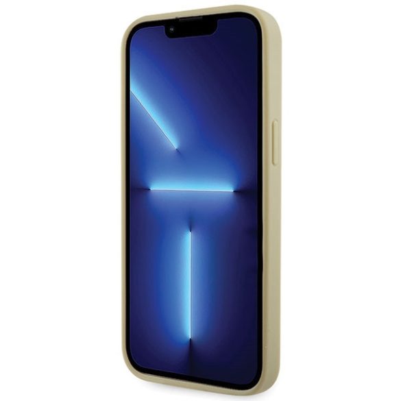 Guess iPhone 14 Pro Max hardcase Rhinestone Triangle (GUHCP14XHDGTPD) hátlap, tok, arany
