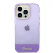 Guess iPhone 14 Pro Max Translucent (GUHCP14XHGCOU) hátlap, tok, lila