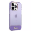 Guess iPhone 14 Pro Max Translucent (GUHCP14XHGCOU) hátlap, tok, lila