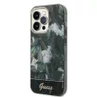 Guess Jungle Collection hátlap, tok iPhone 14 Pro Max, zöld