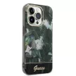 Guess Jungle Collection hátlap, tok iPhone 14 Pro Max, zöld
