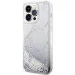 Guess GUHCP14XLCSGSGH iPhone 14 Pro Max 6.7" hátlap, tok Liquid Glitter Marble, fehér