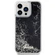 Guess GUHCP14XLCSGSGK iPhone 14 Pro Max 6.7" hátlap, tok Liquid Glitter Marble, fekete