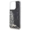 Guess GUHCP14XLCSGSGK iPhone 14 Pro Max 6.7" hátlap, tok Liquid Glitter Marble, fekete