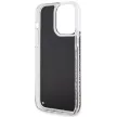 Guess GUHCP14XLCSGSGK iPhone 14 Pro Max 6.7" hátlap, tok Liquid Glitter Marble, fekete