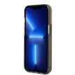 Guess iPhone 14 Pro Max Liquid Glitter Triangle Logo (GUHCP14XLFCTPK) hátlap, tok, fekete