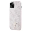 Guess GUHCP14XP4TDSCPP hátlap, tok iPhone 14 Pro Max 6.7" Crossbody 4G Metal Logo, rózsaszín