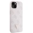 Guess GUHCP14XP4TDSCPP hátlap, tok iPhone 14 Pro Max 6.7" Crossbody 4G Metal Logo, rózsaszín
