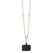 Guess GUHCP14XP4TDSCPP hátlap, tok iPhone 14 Pro Max 6.7" Crossbody 4G Metal Logo, rózsaszín