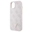 Guess GUHCP14XP4TDSCPP hátlap, tok iPhone 14 Pro Max 6.7" Crossbody 4G Metal Logo, rózsaszín