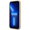 Guess GUHCP14XPSATLE iPhone 14 Pro Max 6,7 " hátlap, tok SaffianoTriangle Logo, bézs