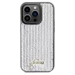 Guess GUHCP14XPSFDGSS iPhone 14 Pro Max 6.7", tok, ezüst Sequin Script Metal