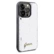 Guess GUHCP14XPSFDGSS iPhone 14 Pro Max 6.7", tok, ezüst Sequin Script Metal