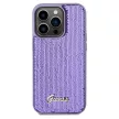 Guess GUHCP14XPSFDGSU iPhone 14 Pro Max 6.7", hátlap, tok, lila Sequin Script Metaltok