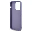 Guess GUHCP14XPSFDGSU iPhone 14 Pro Max 6.7", hátlap, tok, lila Sequin Script Metaltok
