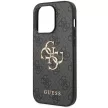 Guess GUHCP15L4GMGGR iPhone 15 Pro 6.1" hátlap, tok 4G Big Metal Logo, szürke