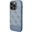 Guess GUHCP15LG4GLBL iPhone 15 Pro 6.1", hátlap, tok, kék 4G Stripe Collection