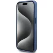 Guess GUHCP15LG4GLBL iPhone 15 Pro 6.1", hátlap, tok, kék 4G Stripe Collection