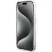 Guess IML 4G Gold Stripe hátlap, tok iPhone 15 Pro, barna