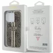 Guess IML 4G Gold Stripe hátlap, tok iPhone 15 Pro, barna
