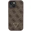 Guess GUHCP15MP4TDSCPW iPhone 15 Plus 6.7" hátlap, tok Crossbody 4G Metal Logo, barna