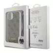 Guess Crossbody Cord 4G Print hátlap, tok iPhone 15/14/13, barna